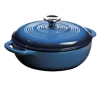 Lodge Manufacturing EC3D33, Cast Iron Dutch Oven, 3 Quart, Round