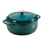 Lodge Manufacturing EC6D38, Cast Iron Dutch Oven, 6 Quart, Round