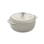 Lodge Manufacturing EC6D50, Cast Iron Dutch Oven, 6 Quart, Round