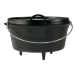 Lodge Manufacturing L12DCO3, Cast Iron Dutch Oven, 8 Quart, Made In USA