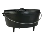 Lodge Manufacturing , L14DCO3, Cast Iron Dutch Oven, 10 Quart, Made In USA