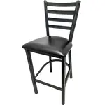 Oak Street BM-234R-BLK, Bar Stool, Indoor