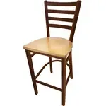 Oak Street , BM-234W-DW-NT, Bar Stool, Indoor