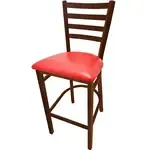 Oak Street BM-234W-DW-RED, Bar Stool, Indoor