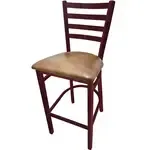 Oak Street BM-234W-MH-BUC, Bar Stool, Indoor