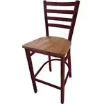 Oak Street BM-234W-MH-RW, Bar Stool, Indoor