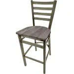 Oak Street SL135C-1-B2-BW, Bar Stool, Indoor
