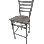 Oak Street , SL135C-1-P2-BW, Bar Stool, Indoor