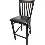 Oak Street SL4279-1-BLK, Bar Stool, Indoor