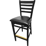 Oak Street , WB101BLK-BLK, Bar Stool, Indoor