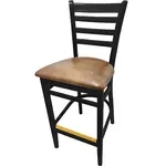 Oak Street WB101BLK-BUC, Bar Stool, Indoor