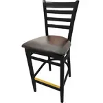 Oak Street WB101BLK-ESP, Bar Stool, Indoor