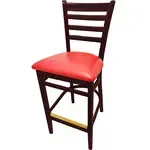 Oak Street , WB101MH-RED, Bar Stool, Indoor