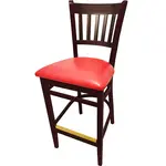 Oak Street WB102MH-RED, Bar Stool, Indoor