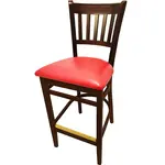 Oak Street , WB102WA-RED, Bar Stool, Indoor