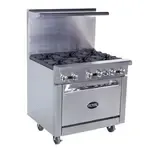 Royal Range of California RR-6SU, Range, 36" Restaurant, Gas