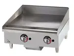 Star 624MF, Griddle, Gas, Countertop, Heavy Duty, 24" W