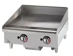 Star 624TCHSF, Griddle, Gas, Countertop, Heavy Duty, 24" W