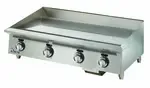 Star 872MA, Griddle, Gas, Countertop, 72" W