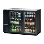 True Manufacturing TBB24-48-2G-Z1-BST-B-1, Back Bar Cabinet, Refrigerated