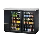 True Manufacturing TBB24-48-2G-Z1-SFT-B-1, Back Bar Cabinet, Refrigerated