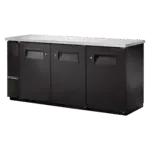 True Manufacturing , TBB24-72-3S-Z1-SFT-B-1, Back Bar Cabinet, Refrigerated