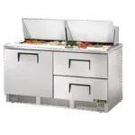 True Manufacturing , TFP-64-24M-D-2-HC, Refrigerated Counter, Mega Top Sandwich / Salad Unit