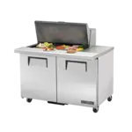 True Manufacturing TSSU-48-15M-B-HC, Refrigerated Counter, Mega Top Sandwich / Salad Unit