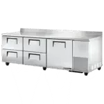 True Manufacturing , TWT-93D-4-HC, Refrigerated Counter, Work Top