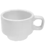 Vertex China B-50, Cups, China, Porcelain, Round, White