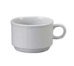 Vertex China , CB-1-BD, Cups, China, Porcelain, Black, 7 Oz.