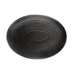 Vertex China , E-12-O, Platter, China, Black, Oval