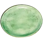 Vertex China , LTJ-13, Platter, China, Aluminum, Terra Jade, Oval