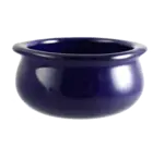 Vertex China , OSC-12-BL, Soup Bowl Crock, Onion, Blue, 12 Oz.