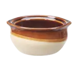 Vertex China , OSC-12-CB, Soup Bowl Crock, Onion, Ceramic, Round, Brown