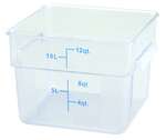 Winco , PCSC-12C, Square Food Storage Containers