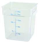 Winco , PCSC-18C, Square Food Storage Containers