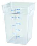 Winco , PCSC-22C, Square Food Storage Containers