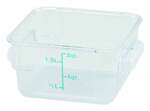 Winco , PCSC-2C, Square Food Storage Containers