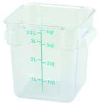 Winco , PCSC-4C, Square Food Storage Containers