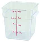 Winco , PCSC-8C, Square Food Storage Containers