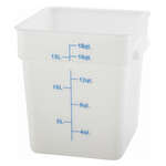 Winco , PESC-18, Square Food Storage Containers