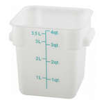 Winco , PESC-4, Square Food Storage Containers
