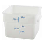Winco , PTSC-12, Square Food Storage Containers