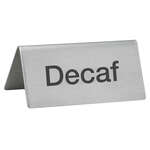 Winco , SGN-102, Tabletop Sign, Tent / Card