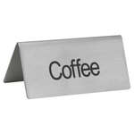 Winco , SGN-103, Tabletop Sign, Tent / Card